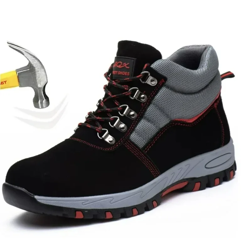 Leatherwork Boots - High Quality Men Safety Boots Work
