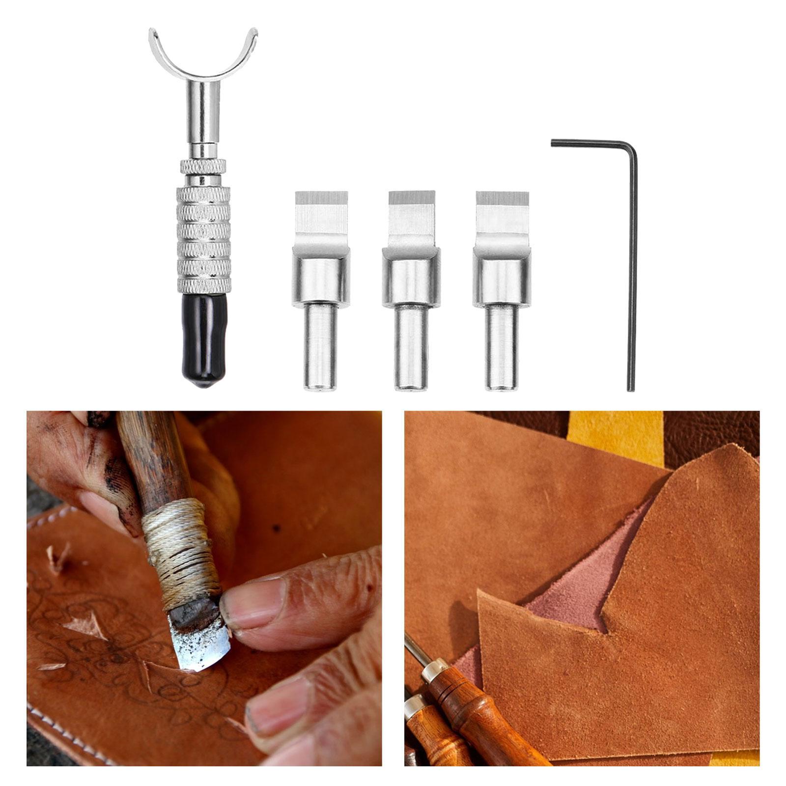 Swivel Knife Tool - DIY Leathercraft Carving Rotary Tool Kit