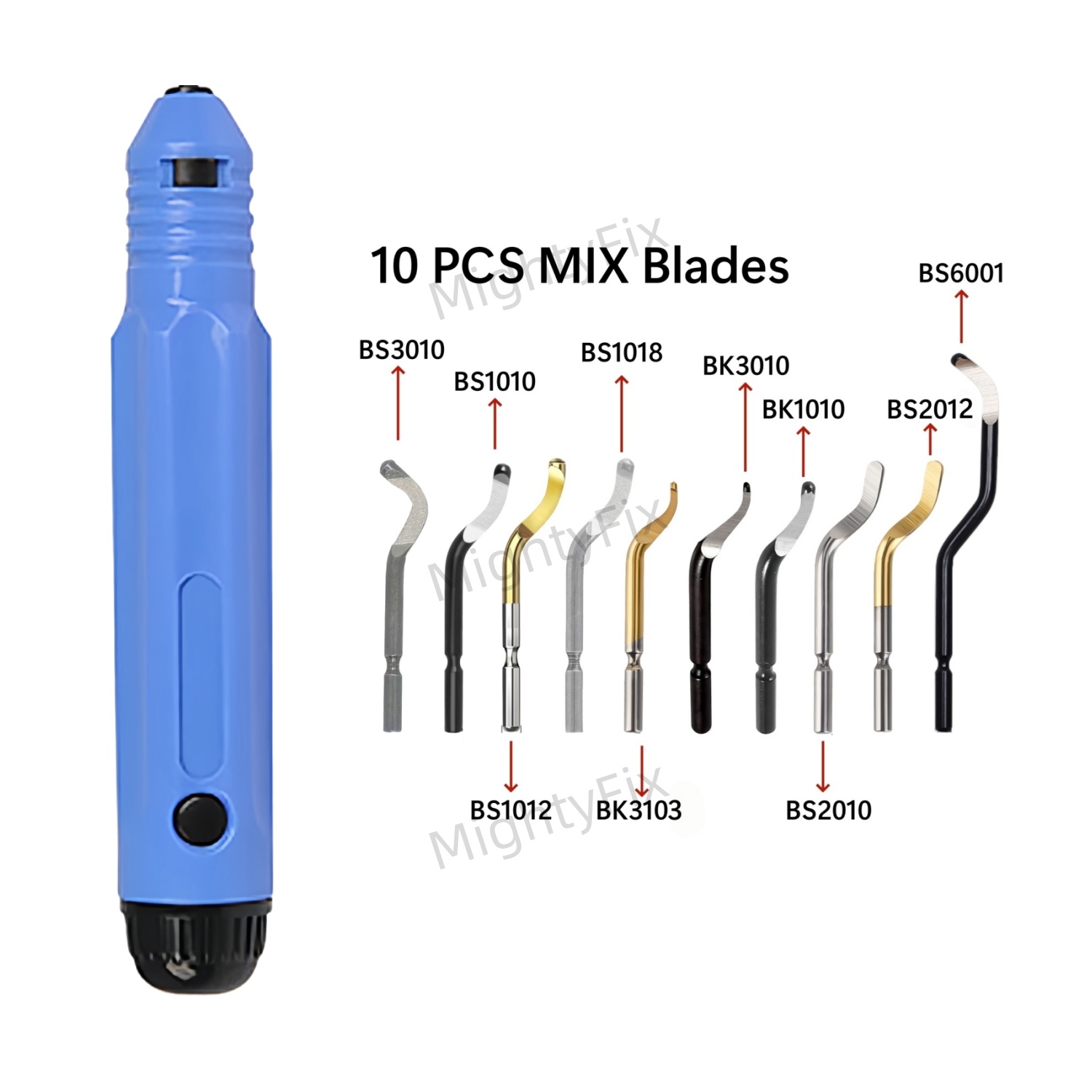 Swivel Knife Tool - NB1000 Deburring Tool with 10PCS MIX