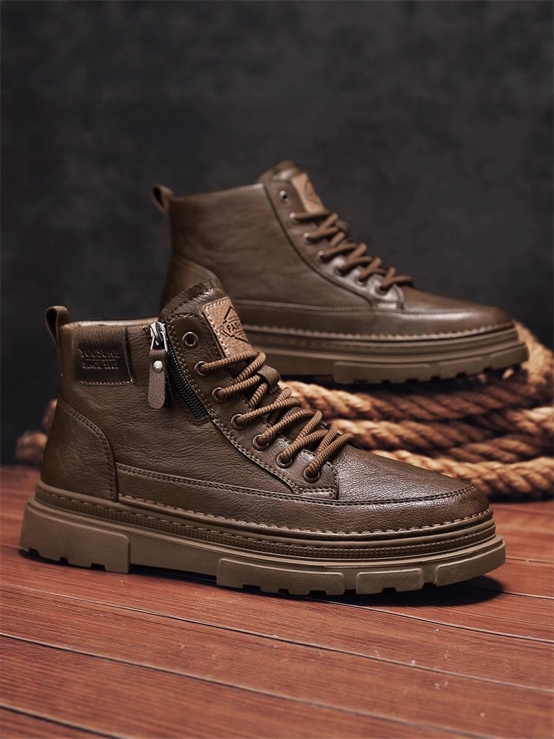Casual  Boots Men's Lightweigh - Leather Work Youtube review and price