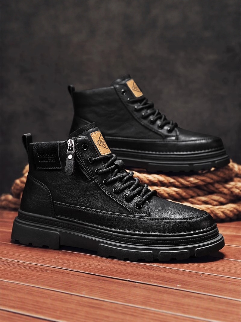 Casual  Boots Men's Lightweigh - Leather Work Youtube review and price