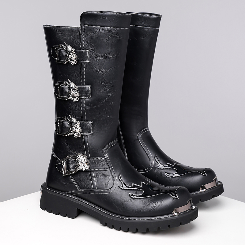 Autumn New Designer Leather Lo - Leatherwork Boots review and price