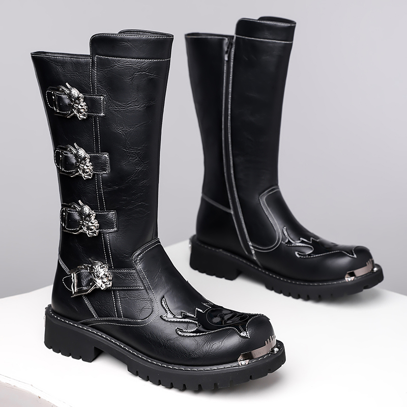 Autumn New Designer Leather Lo - Leatherwork Boots review and price