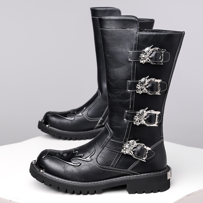 Autumn New Designer Leather Lo - Leatherwork Boots review and price