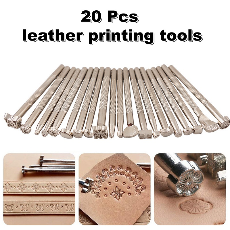 20Pcs Leather Stamping Tools L - Leatherwork Projects review and price