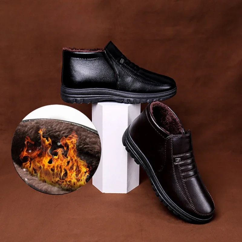 Plus Size Men's Boots Winter W - Leatherwork Boots review and price