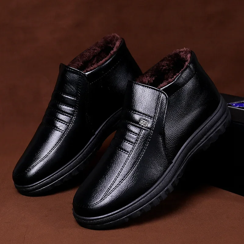 Plus Size Men's Boots Winter W - Leatherwork Boots review and price