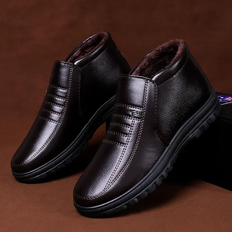Plus Size Men's Boots Winter W - Leatherwork Boots review and price