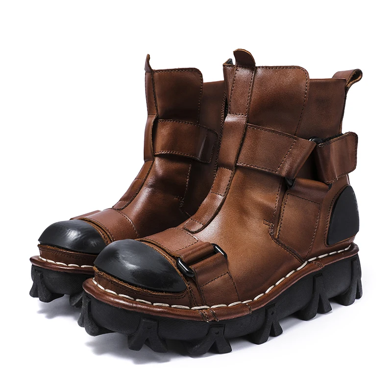 Men's Genuine Leather Motorcyc - Leather Work Western review and price