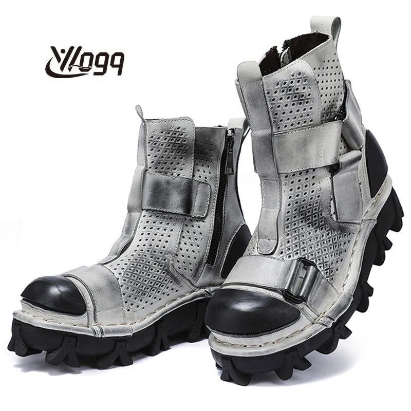 Men's Genuine Leather Motorcyc - Leather Work Western review and price