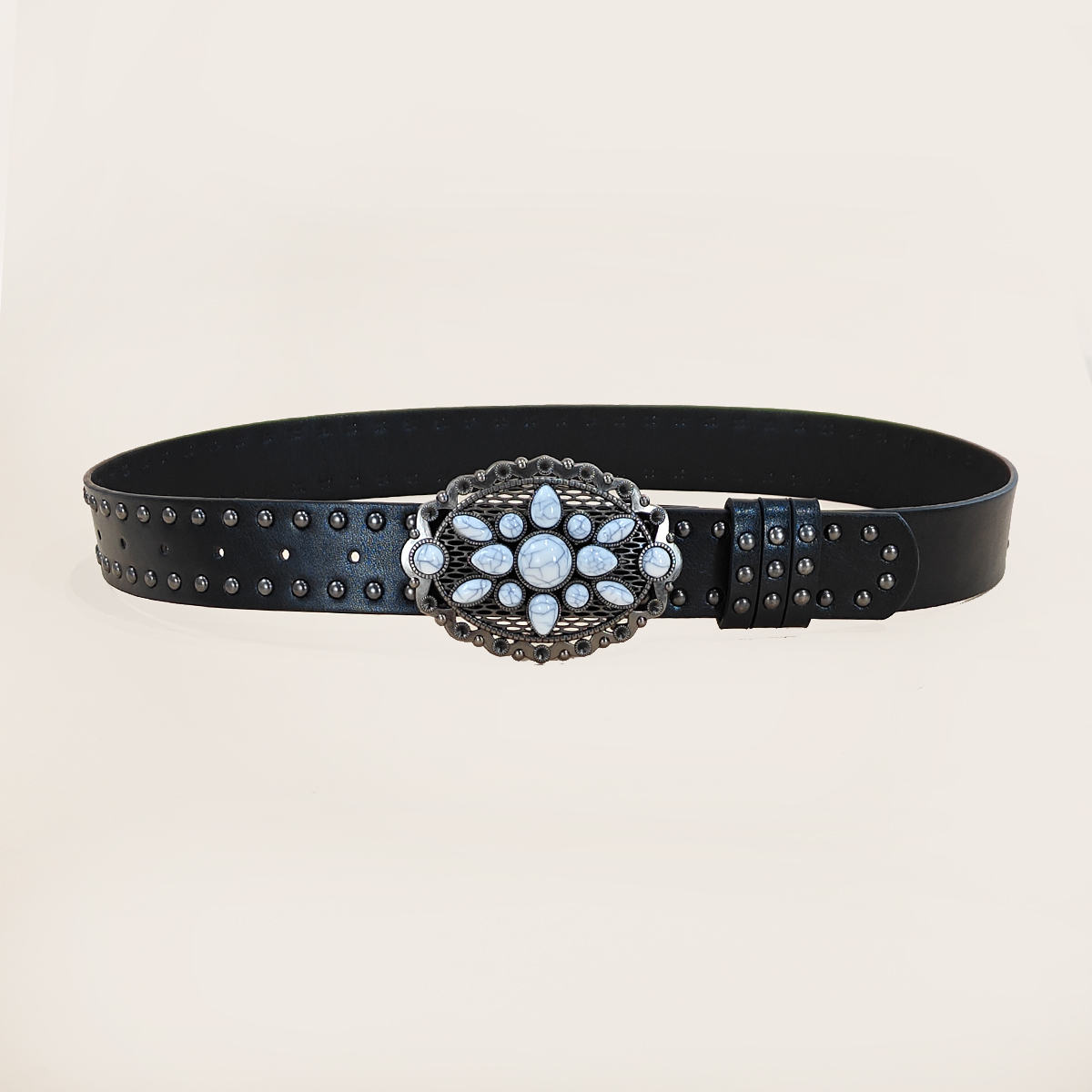 Men and women's casual Punk Ri - Leather Work Western review and price