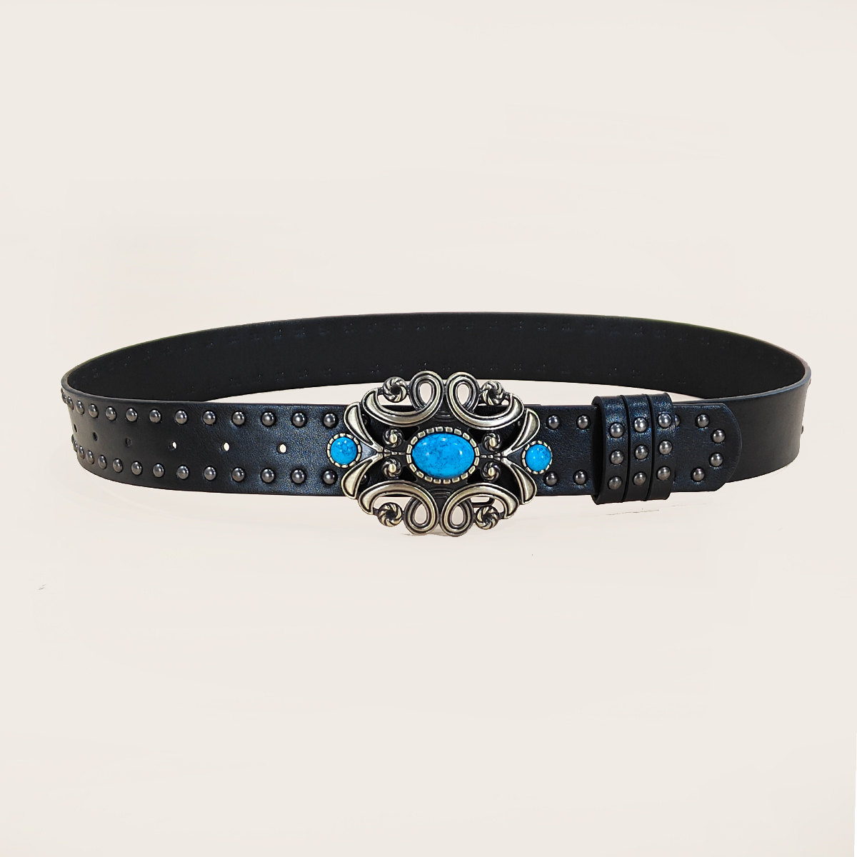 Men and women's casual Punk Ri - Leather Work Western review and price