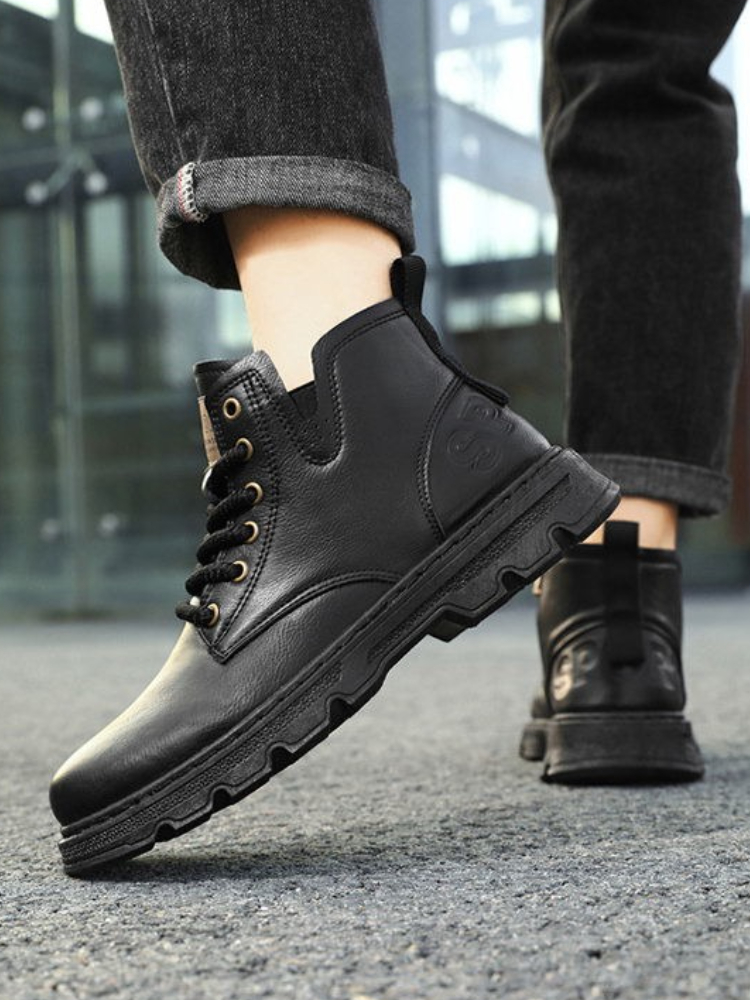 ​Men’s 2025 Winter New Arrival - Leatherwork Boots review and price