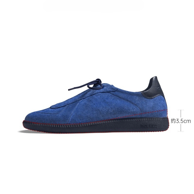 Luxury Cowhide Sneakers Blue C - Leatherwork Training review and price