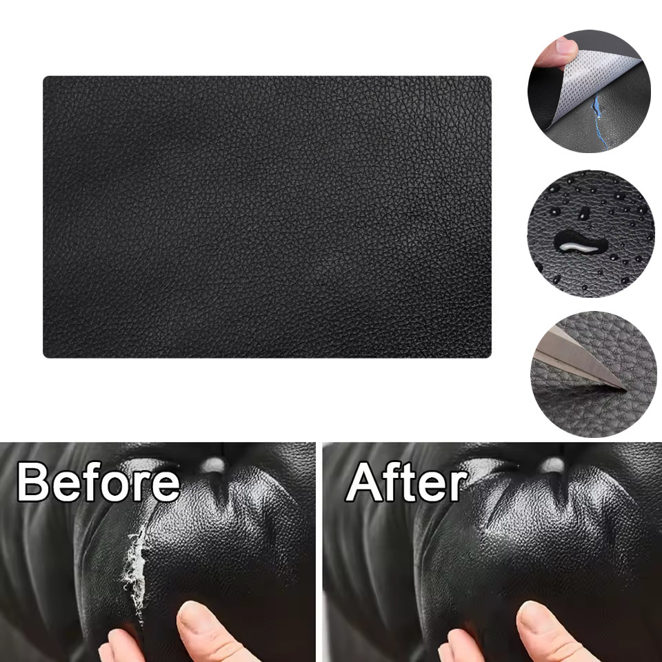 Self-Adhesive Leather Repair P - Leatherwork Desk review and price