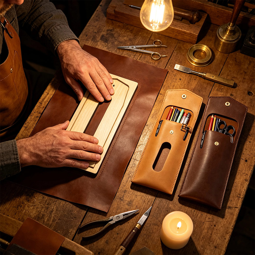 Leather Cutting Tool Pen Bag M - Leatherwork Projects review and price