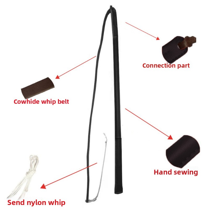 Leather Crack Whip - Dog Train - Leatherwork Training review and price