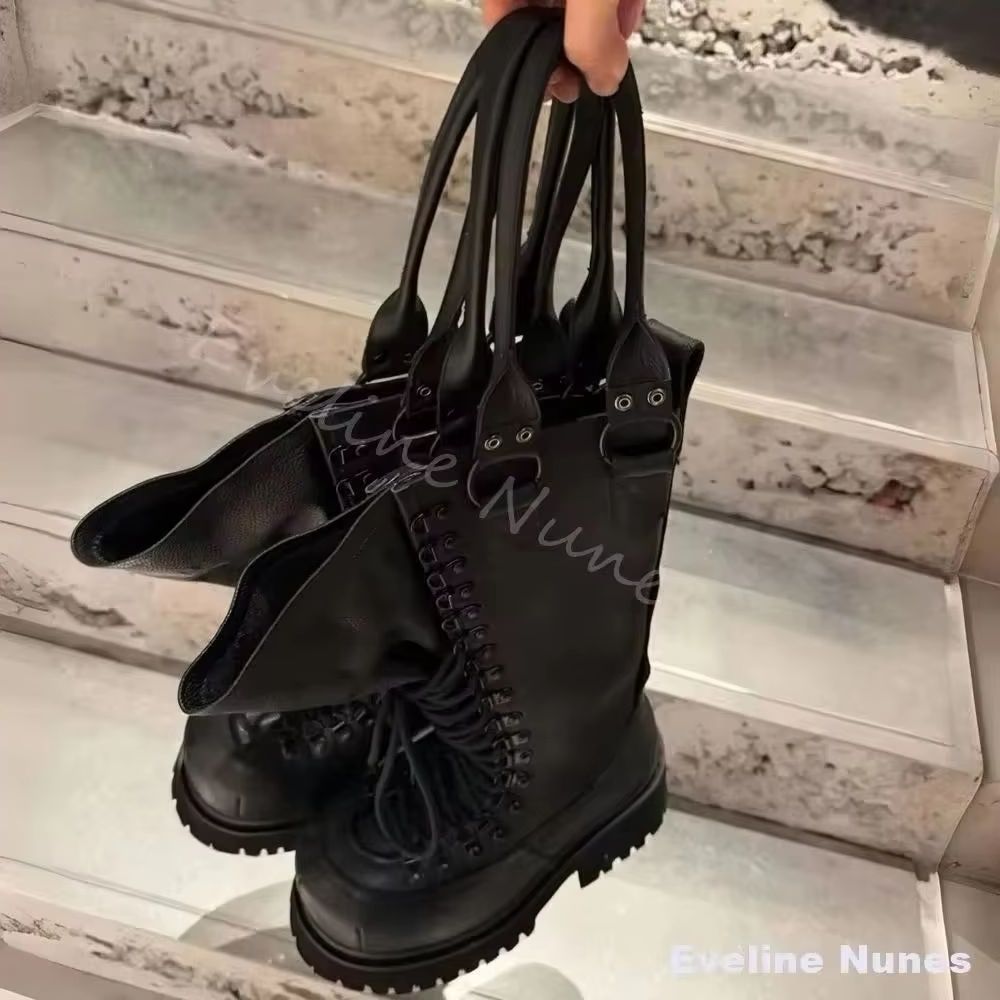 Retro Genuine Leather Motorcyc - Leatherwork Boots review and price