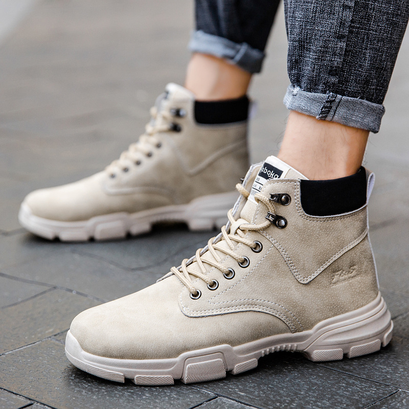 New Fashion Breathable Men's L - Leatherwork Boots review and price