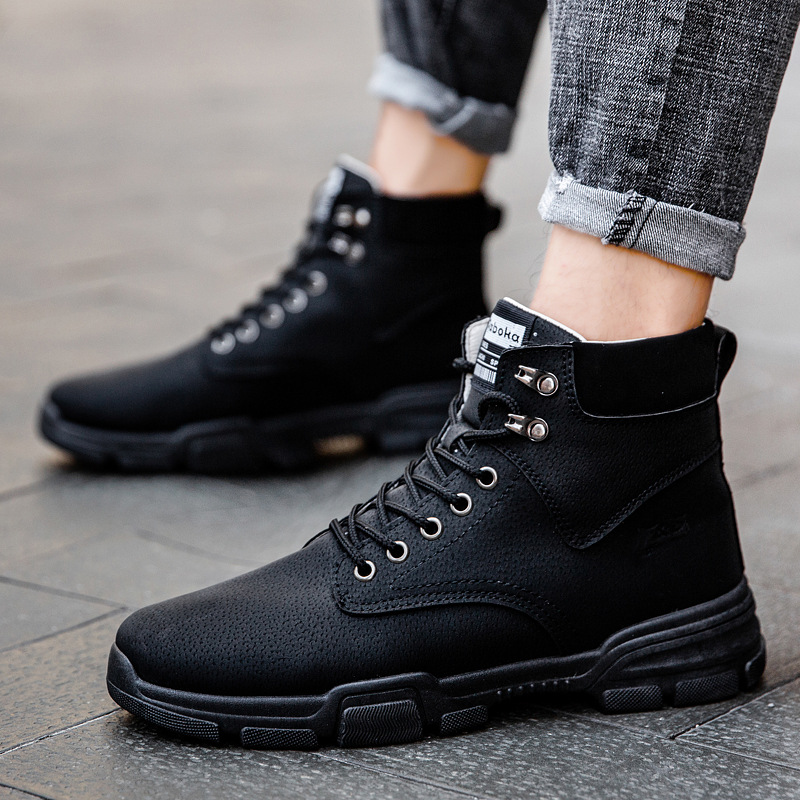 New Fashion Breathable Men's L - Leatherwork Boots review and price