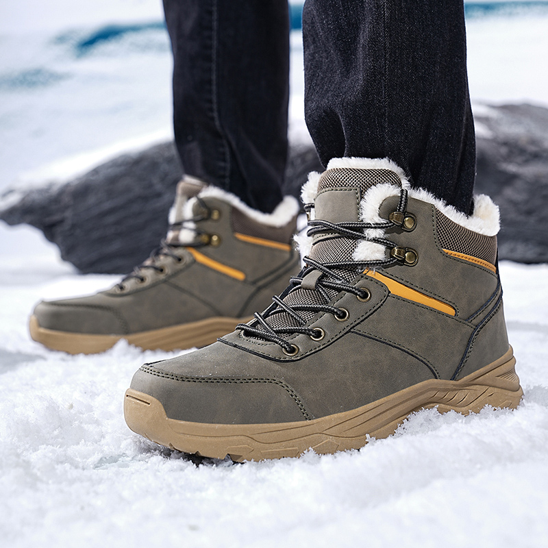 Winter Men's Boots Warm Plush  - Leatherwork Boots review and price