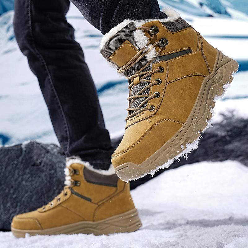 Winter Men's Boots Warm Plush  - Leatherwork Boots review and price