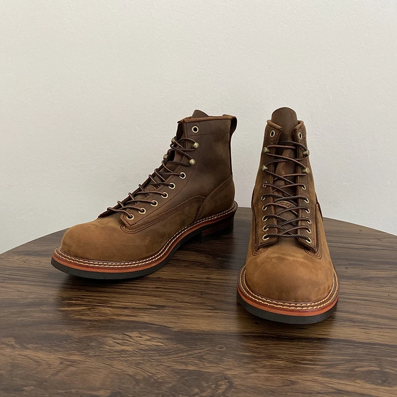 Vintage British Men Ankle Boot - Leatherwork Boots review and price