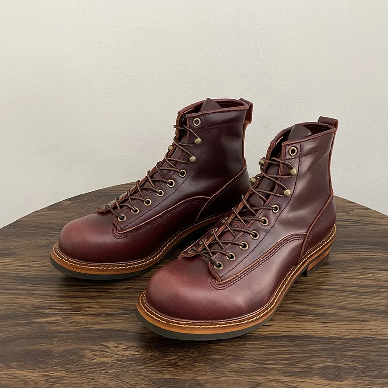 Vintage British Men Ankle Boot - Leatherwork Boots review and price