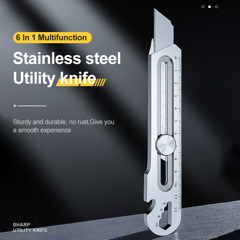 15.3cm 6 in1 Utility Cutter Wi - Swivel Knife Tool review and price