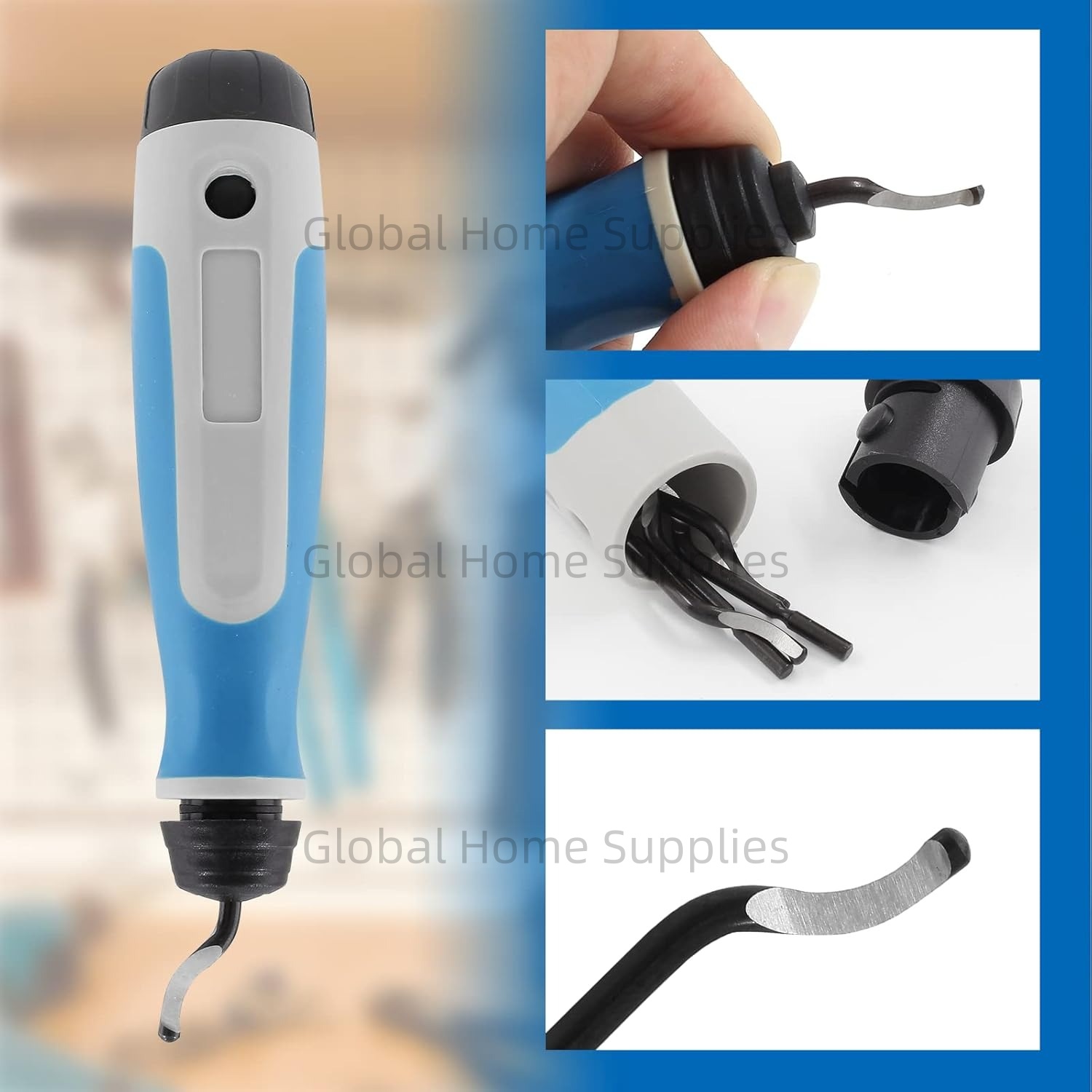 Hand Deburring Tool Kit with 4 - Swivel Knife Tool review and price