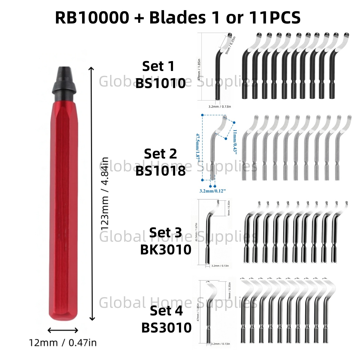 Deburring Tool Set RB1000 with - Swivel Knife Tool review and price