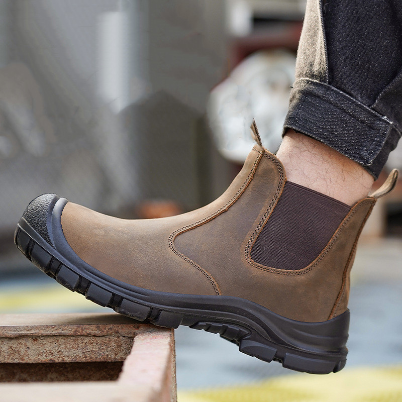 large size men's fashion steel - Leatherwork Boots review and price
