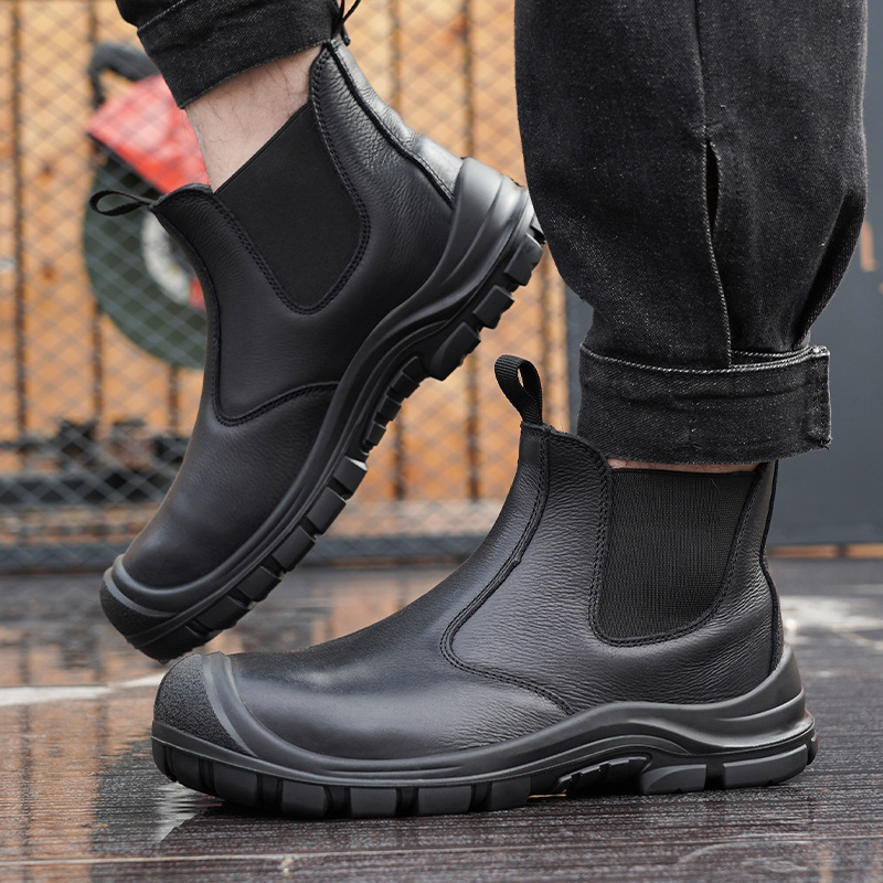 large size men's fashion steel - Leatherwork Boots review and price