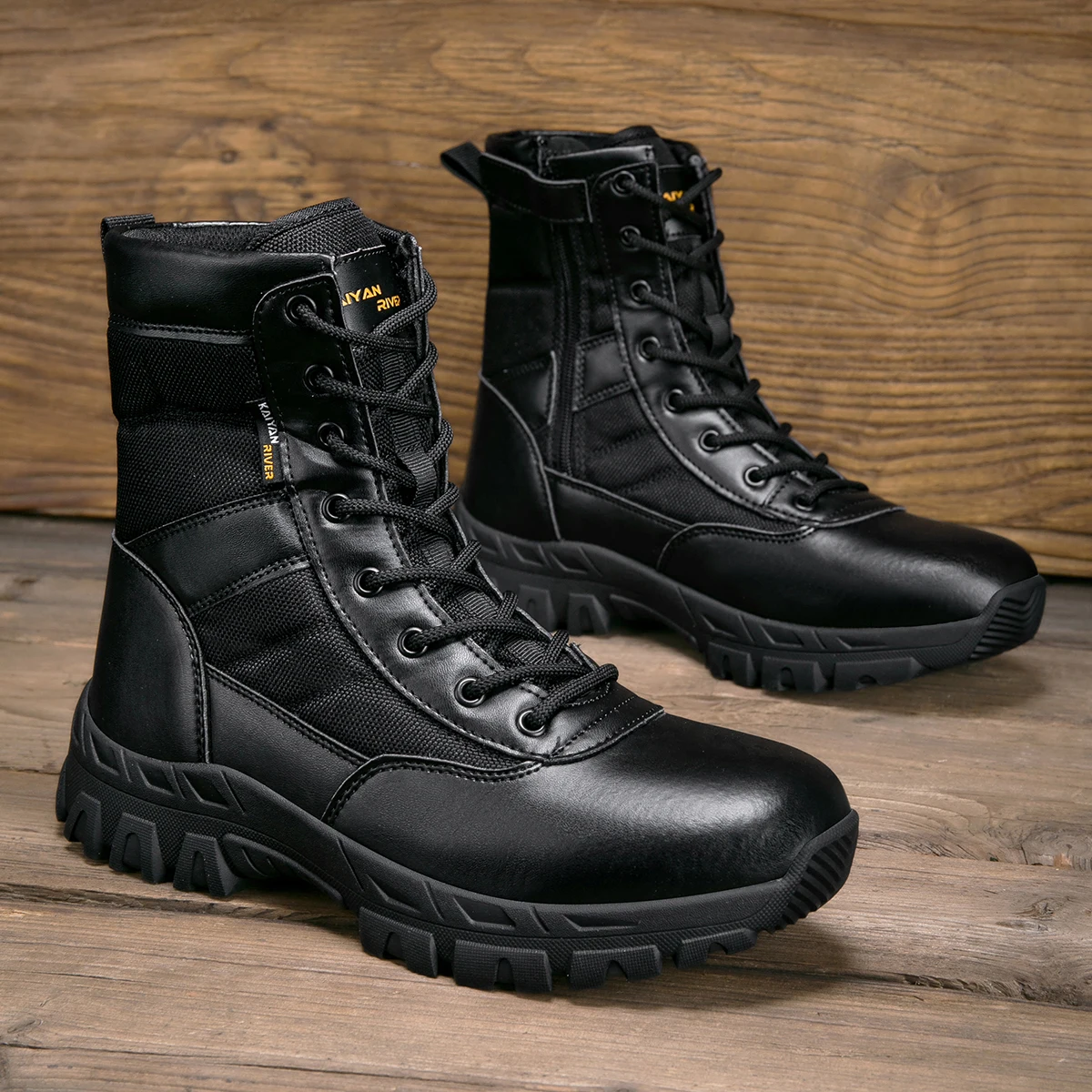 Men's Outdoor Hiking Shoes Hig - Leatherwork Boots review and price