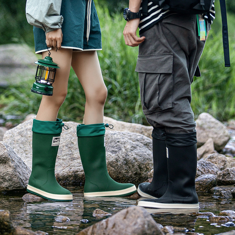 Outdoor Cycling Rain Boots Fas - Leather Work Youtube review and price