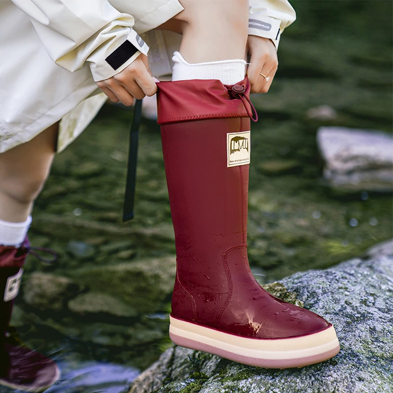 Outdoor Cycling Rain Boots Fas - Leather Work Youtube review and price