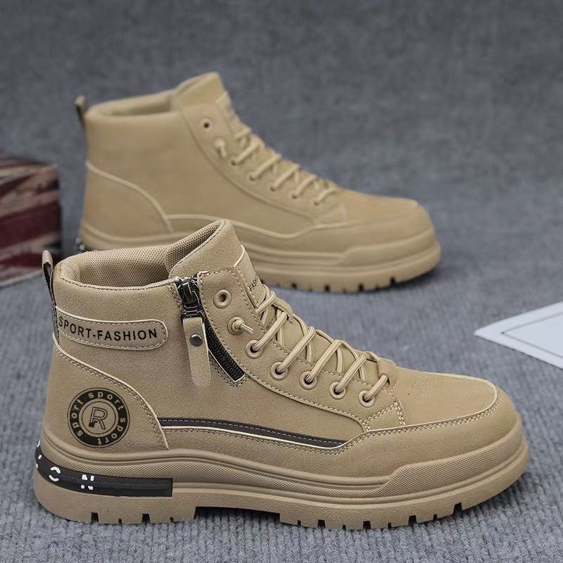 Men Retro High Top Work Boots  - Leatherwork Boots review and price