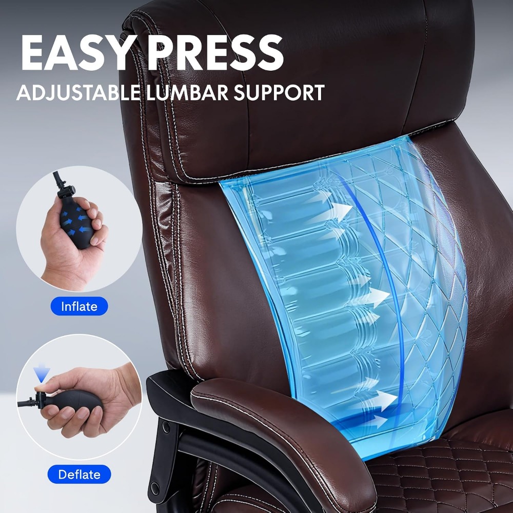 High-Capacity Office Chair for - For Leather Work review and price