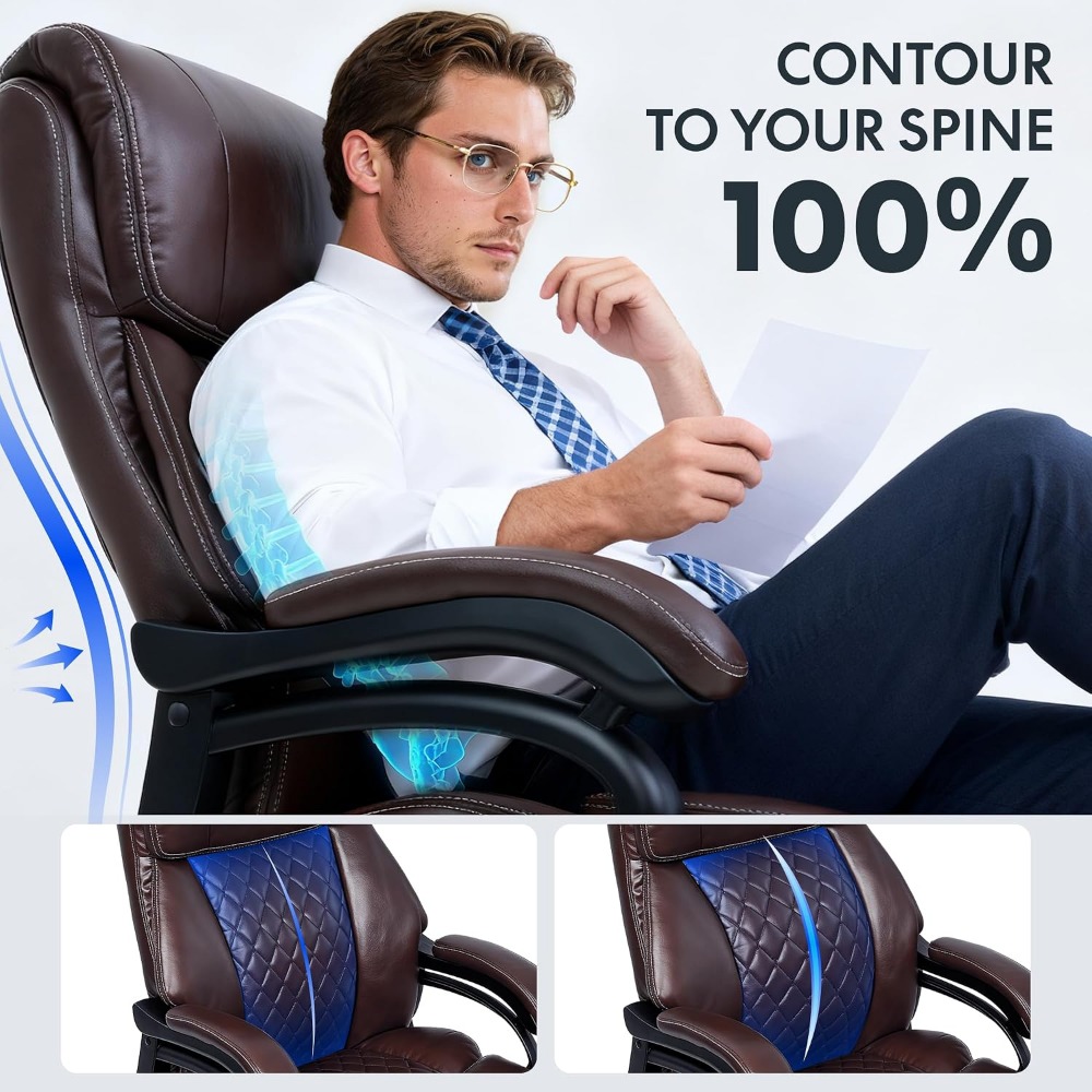 High-Capacity Office Chair for - For Leather Work review and price