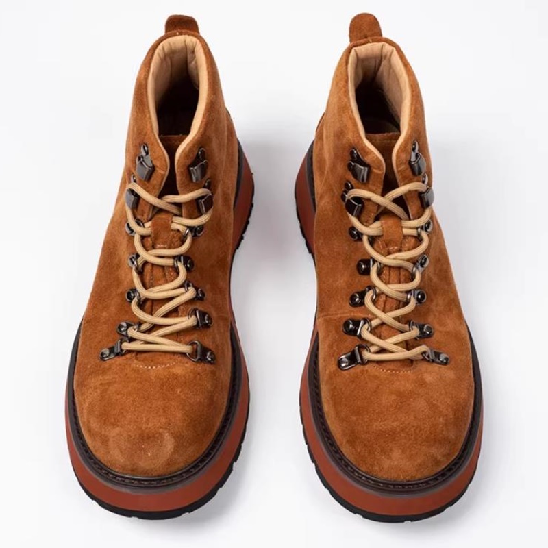 Japanese Thick Sole Genuine Le - Leatherwork Boots review and price