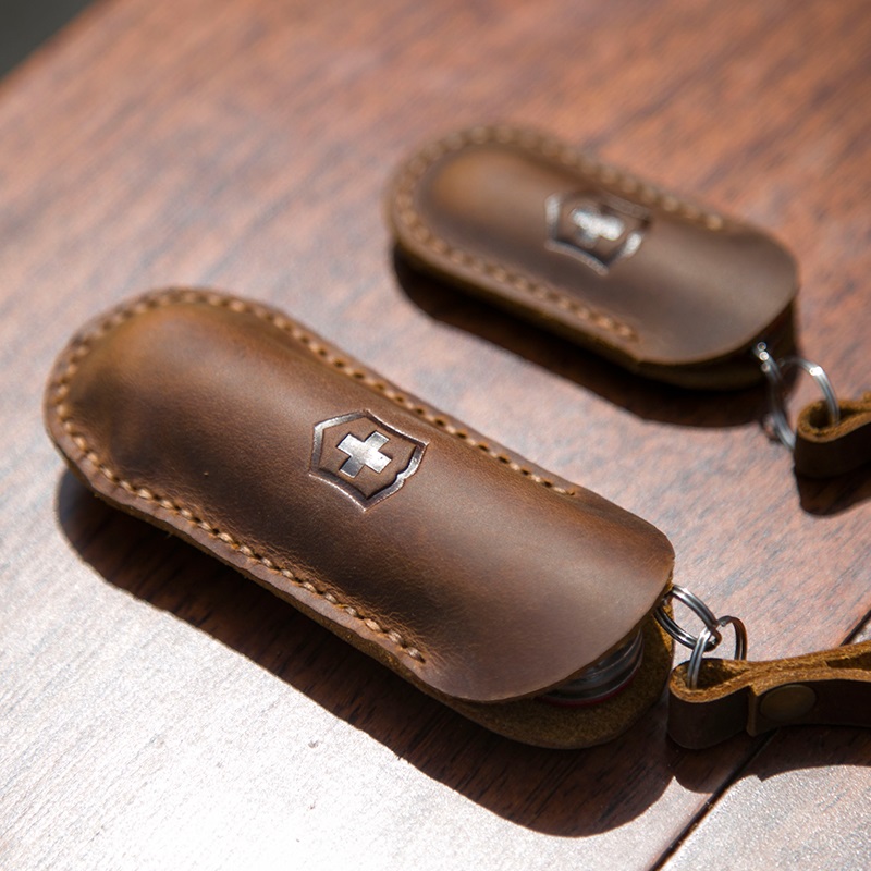 Swiss Knife, Leather Case Prot - Leatherwork Knives review and price