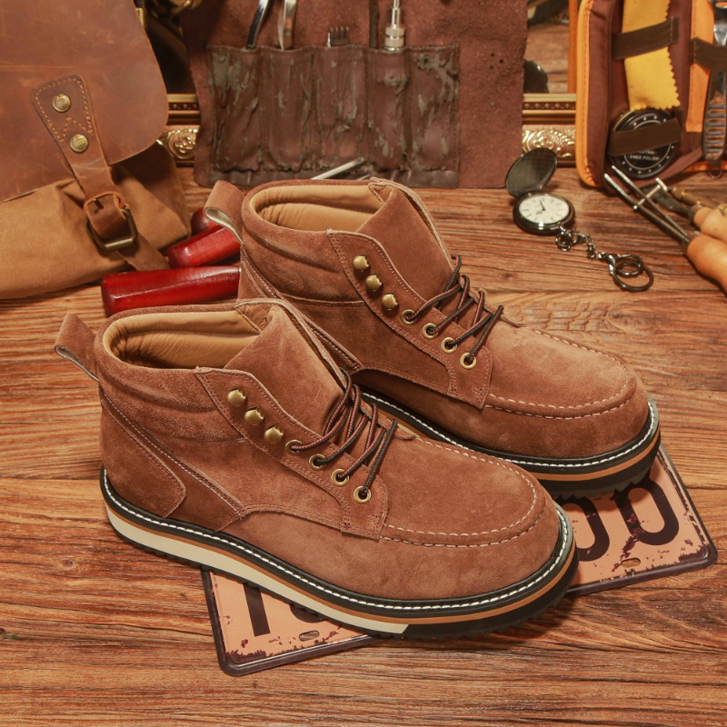 British Style American Retro G - Leather Work Western review and price