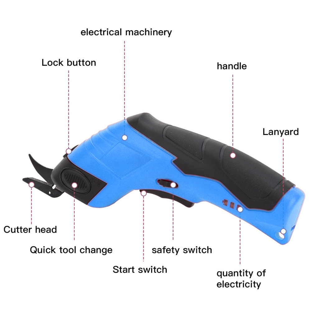 3.6V Electric Scissors Fabric  - Leatherwork Projects review and price