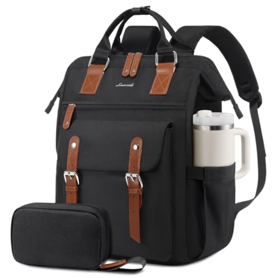 Laptop Backpack for Women, Tea - For Leather Work review and price