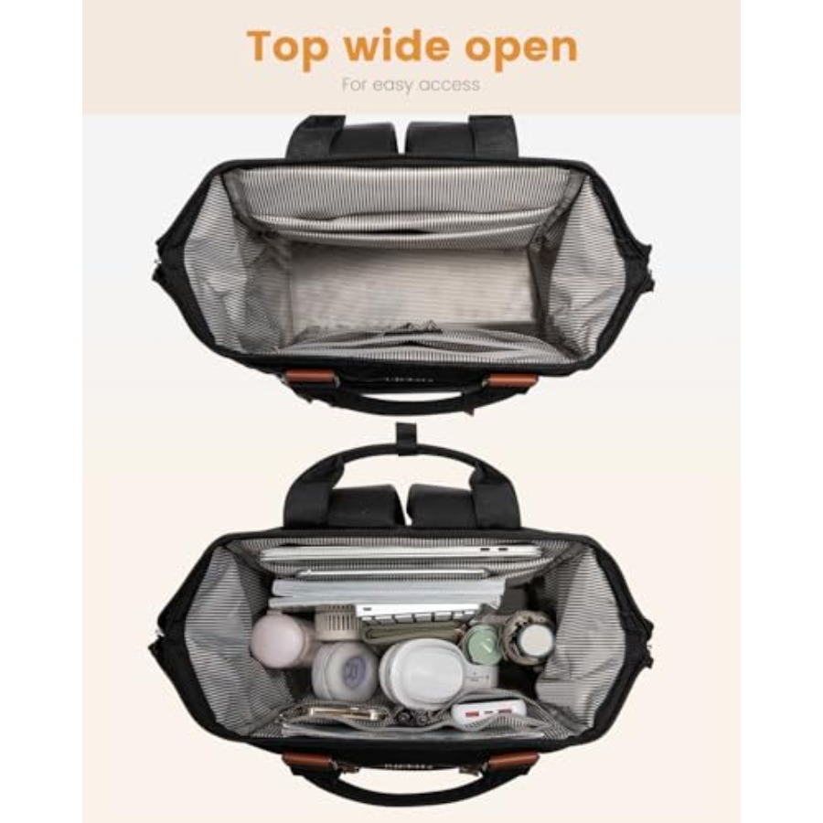 Laptop Backpack for Women, Tea - For Leather Work review and price