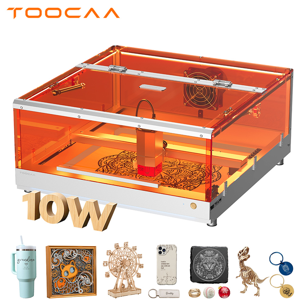 TOOCAA L2 10W AI Desktop Laser - Leatherwork Classes review and price