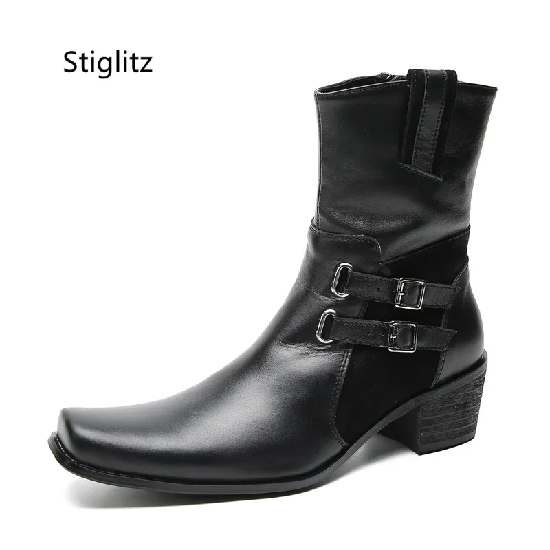 Double Buckle Genuine Leather  - Leather Work Western review and price