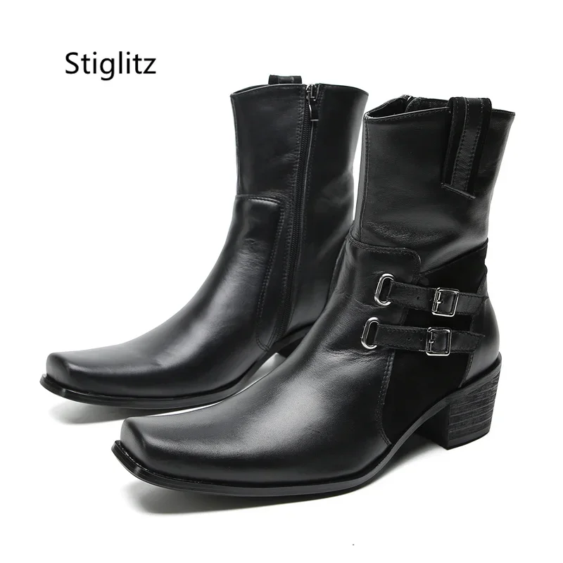 Double Buckle Genuine Leather  - Leather Work Western review and price