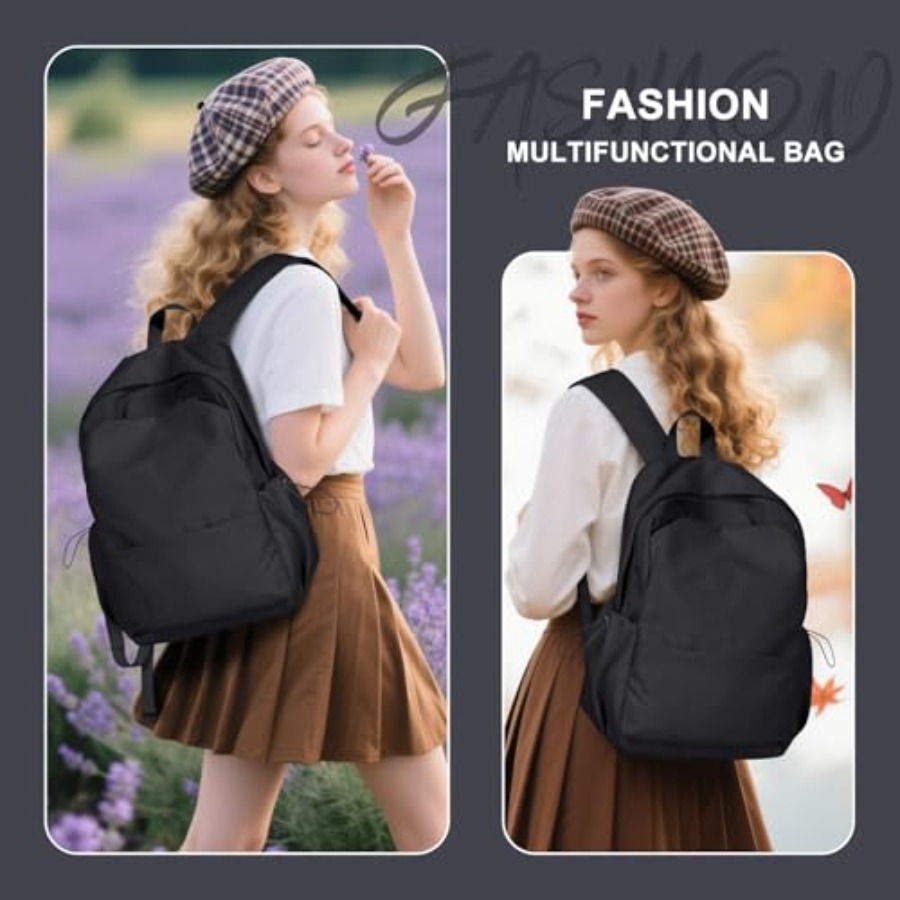 Black Backpack for Women, Smal - For Leather Work review and price