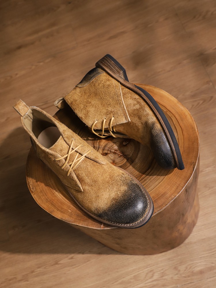 Fashion Versatile Male Lace-Up - Leatherwork Boots review and price